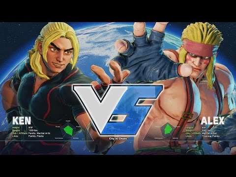 Street Fighter V / 5 - Jobber (Alex) vs BoogNites (Ken) 1080p 60fps
