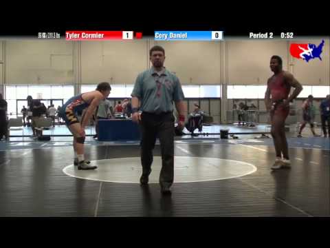 Tyler Cormier vs. Cory Daniel at 2013 Junior Nationals - FILA - FS