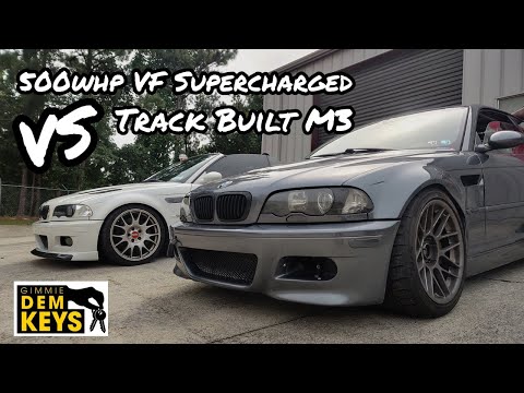 Double Review For These Fully Built E46 M3s! Street VS Track Built || Gimmie Dem Keys