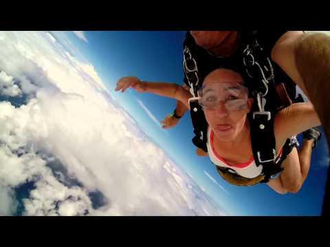 Claire Sky Dive 23/01/14 Mission Beach