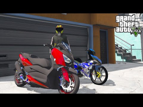 MOTOR MATIC SUPER KENCANG YAMAHA XMAX 300CC FULL MODIF KENCANG - GTA V MOD INDONESIA EPISODE SPESIAL