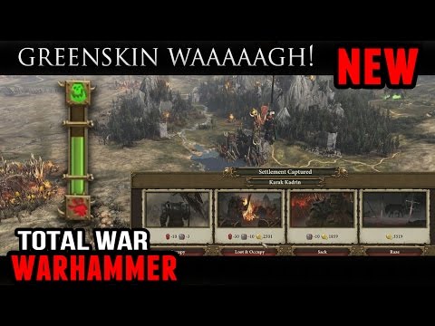 Total War: Warhammer - Greenskin WAAAAGH!!!! (Mechanics Explained)