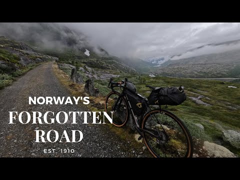 Riding the FORGOTTEN 100 Year Old Gravel Road Lost in the Norwegian Mountains