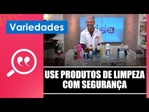 Aprenda a usar produtos de limpeza com segurança com o especialista Mauro Sátros – 14/08/25