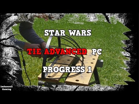 Star Wars Themed PC TIE Fighter Advanced Watercooled PC Build Progress 1 - PC MOD liquidcooled 2016