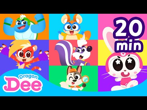 Help! 🚨 Favorite Animal Heroes Compilation | Dragon Dee Games for Children