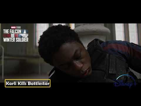 MARVEL | The Falcon and the Winter Soldier | S1E4 | Battlestar Killed scene