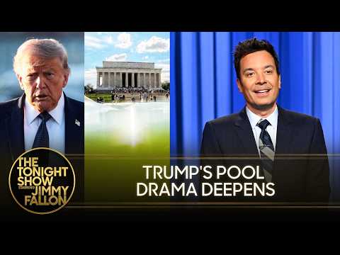 Trump Blames Vandals for Slashing Reflecting Pool, Negotiations Continue for U.S. and Iran Deal