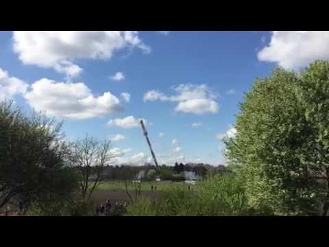 Sprengung Decca-Turm Zeven