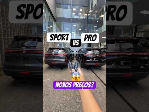 Comparativo: Novo Tiggo 7 SPORT 2027 vs Novo Tiggo 7 Pro 2027
