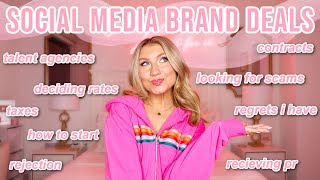How To Get Brand Deals! | Reaching Out, Agencies, Rates, & Tips | How To Become A YouTuber Series