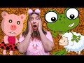 Sapo Zé ESCONDE ANIMAIS NO QUINTAL Da Aquarela Imitando O Som Dos Animais