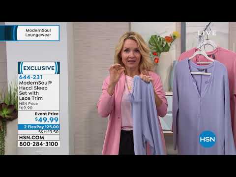 ModernSoul Hacci Sleep Set with Lace Trim