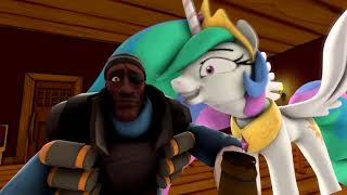 Sophisticated Luna and Screaming Celestia | MLP SFM Animation