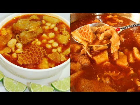 Como hacer Menudo Mondongo o Pancita ROJA  | Receta de Menudo con Pata de Res COMPLETA PASO A PASO