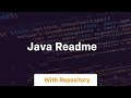 Java Readme