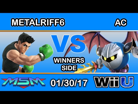 MSM 83 - Ronin | metalriff6 (Little Mac) Vs. AC (Meta Knight) Winners Side - Smash Wii U