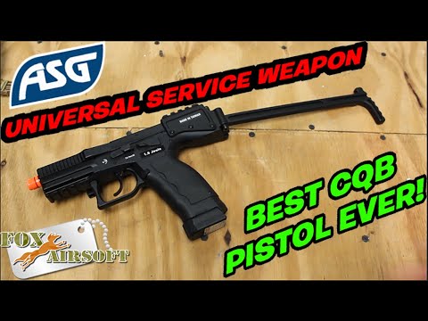 ASG Universal Service Weapon "USW" || Airsoft Gameplay & Review || QSAirsoft