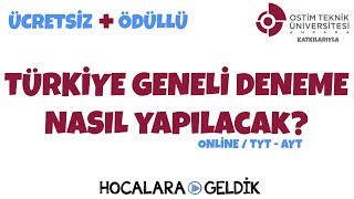 Türkiye Geneli Online Deneme Nasıl Yapılacak?