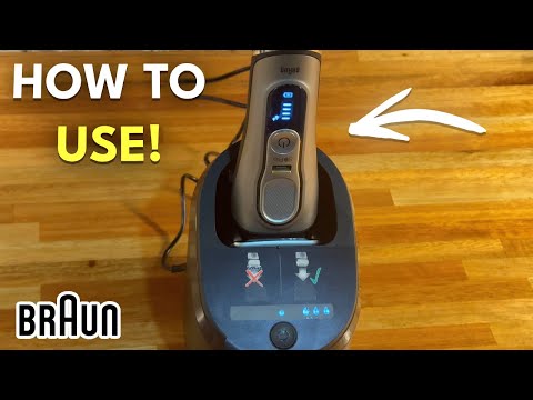 How To Use The Braun Series 9 Cleaning Station