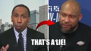 Stephen A Smith UPSET Lakers Reporter LIED On Him To Darvin Ham About Wanting To Duck Denver Nuggets