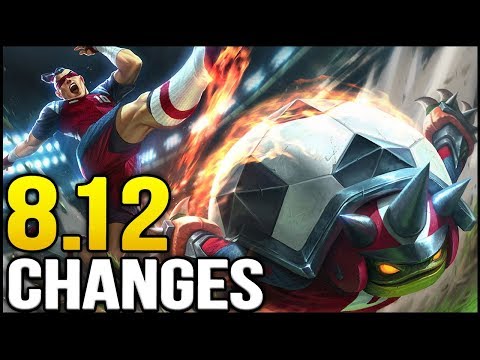 New changes coming soon in Patch 8.12 (League of Legends)