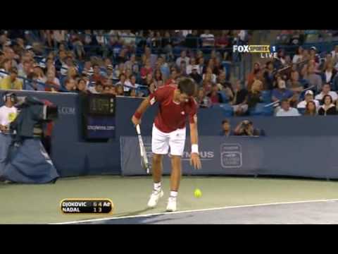 Cincinnati SF - Djokovic vs Nadal (2nd set) - Dramatic game