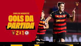 GOLS DA ESTREIA DO SPORT NA COPA DO NORDESTE