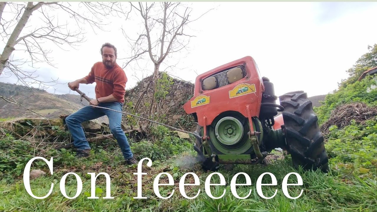 Como arrancar un TRACTOR sin llave (antiguo a cuerda)