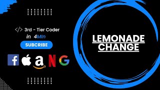 Daily Leetcode challenge🔥| Lemonade Change | Asked by Amazon, Apple!!! | In just 4 mins