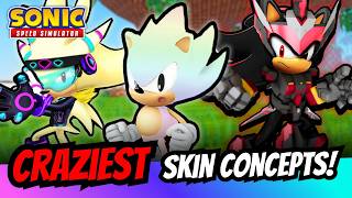 🔥✨ The CRAZIEST Custom Skin Concepts In Sonic Speed Simulator!