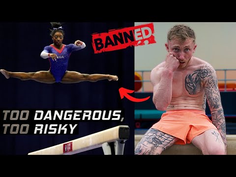 Men try Women's BANNED Gymnastics Skills | {Ex Olympians}