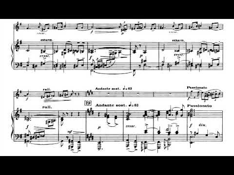 Alexander Glazunov - Concerto for Saxophone, Op. 109 (1934) [Score-Video]