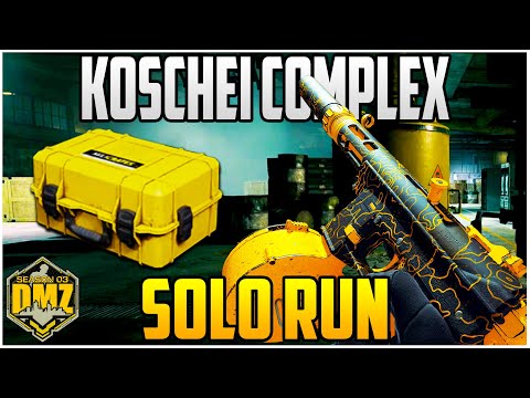 Koschei Complex Solo Bosses + Weapon Case Exfil In Season 3 Warzone 2.0 DMZ (DMZ Solo Gameplay)
