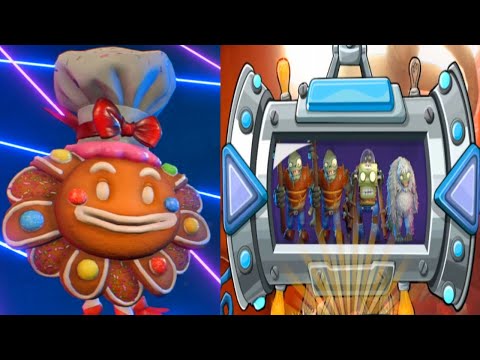 Gingerbread Sunflower VS Garden Ops - Plants vs Zombies Battle For Neighborville