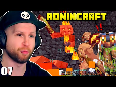 Shocking! Attacked by Bastion in RoninCraft - Part 7