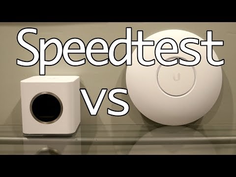 Speed Test, Ubiquiti Amplifi HD vs Ubiquiti AC Pro