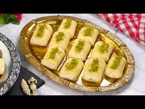 Halawet el Jibn Recipe | Sweet Arabic Cheese Rolls | Eid & Ramadan Dessert | Middle Eastern Sweets