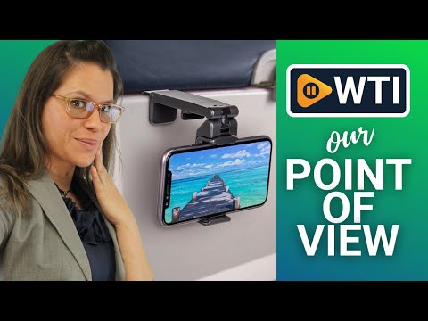 Perilogics Universal in Flight Airplane Phone Holder Mount. Hands Free Viewing with Multi-Directional Dual 360 Degree Rotation. Pocket Size Must Have Travel Essential Accessory for Flying Bla - WTI product video review