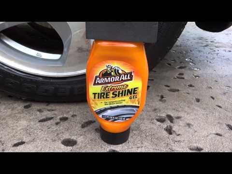 Armor All Extreme Tire Shine Gel review results before and after test on my 2001 Honda Prelude.