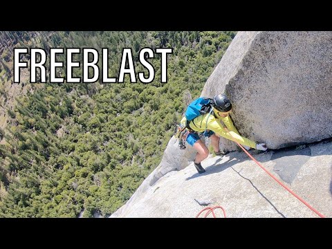 Climbing the Freeblast 5.11 on El Capitan