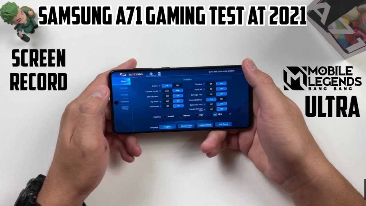 SAMSUNG A71 GAMING TEST AT 2021 | MOBILE LEGENDS ULTRA TEST | SCREEN RECORD