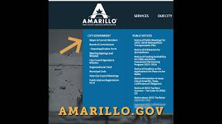 View Upcoming Public Meetings Here ⬇️ https://amarillotx.portal.civicclerk.com