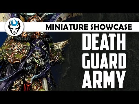 DEATH GUARD ARMY - LVL 4/5/6 MINIATURE SHOWCASE 4K