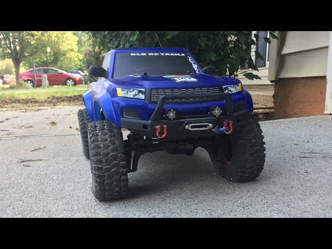 Modifying TRX4 SPORT Installing Winch Servo Mount and Modifying the Front Bumper and Fog Lights