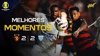 AVAÍ BUSCA EMPATE COM SPORT NO ÚLTIMO MINUTO DA PARTIDA!