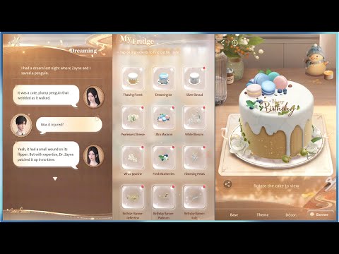 Zayne's Birthday Cake - Ingredients & Decorating Demo [Love and Deepspace]