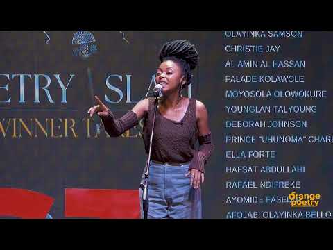 HAFSAT ABDULLAHI  - LIPFEST22 POETRY SLAM (First Round) || Orange Poetry