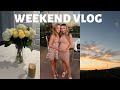 WEEKEND VLOG Gender Reveal Party Summer Try On Haul Cleaning My Apartment