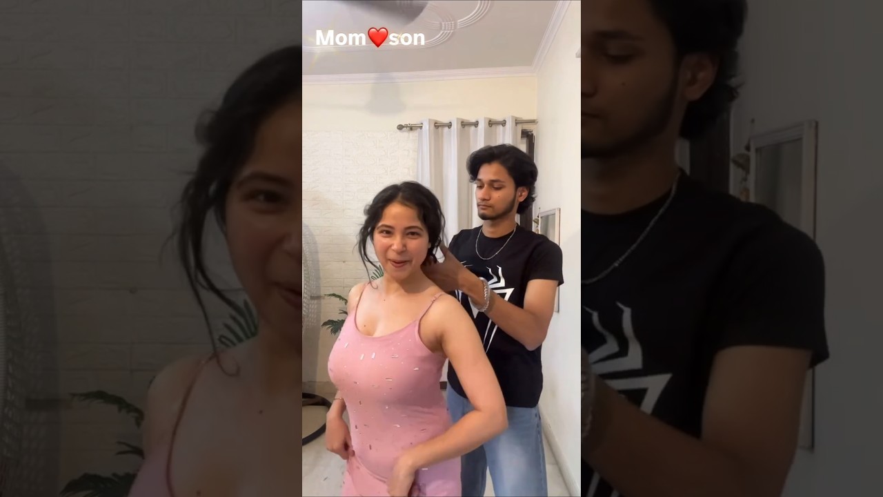 Mother and son's love #mom